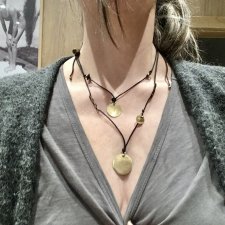 Naszyjnik podwójny regulowany minimalistyczny