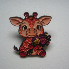 PIN PRZYPINKA BROSZKA ŻYRAFA