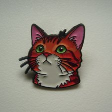 PIN PRZYPINKA BROSZKA KOTEK