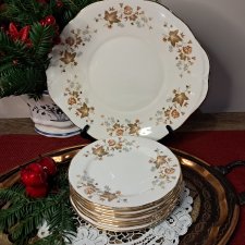 Colclough, Ridgway Potteries Ltd patera i talerzyki deserowe fason Avon