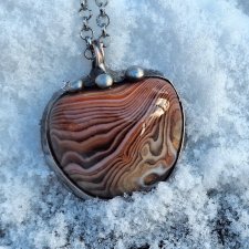 Żywe kultury bakterii - wisiorek