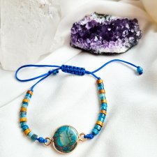 Bransoletka z jaspisu i apatytu