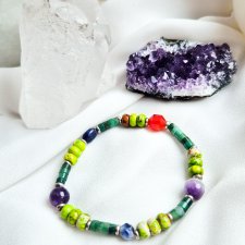 Bransoletka z jaspisów cesarskich