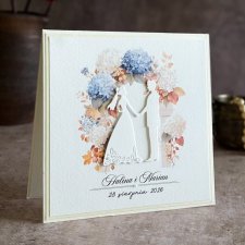 Kartka na ślub w ozdobnej kopercie, WP 56