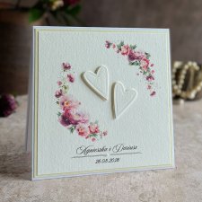 Kartka na ślub w ozdobnej kopercie, WP 34
