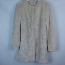 Roman kurtka sztuczne futerko ecru / M