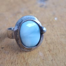 Larimar - pierścionek regulowany