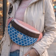 Kolorowa Nerka XL z weluru i sztruksu Tanger