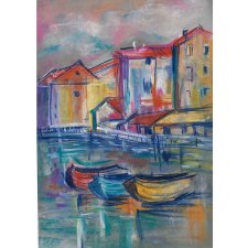 Szkic.  Sucha pastel