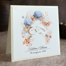 Kartka na ślub w ozdobnej kopercie, WP 56a