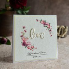 Kartka na ślub w ozdobnej kopercie, WP 34a