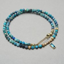 Chryzokola vol. 7 /choker/ 04.12.25 naszyjnik - Szlachetna kolekcja