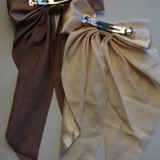 duże ozdobne spinki kokardy do włosów