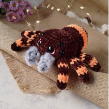 Duży pajączek, Pająk pluszowy, Przytulanka dla dziecka, Maskotka na prezent