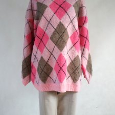 ZIMOWE ROMBY RÓŻOWE