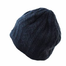 ocieplana czapka vintage ciepła dwuwarstwowa z wełną