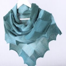 Chusta w turkusach - entrelak