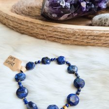 Bransoletka z naturalnego lapisu lazuli