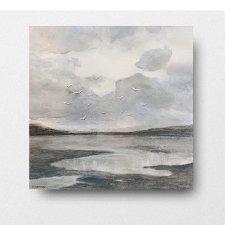 Nad morzem- obraz akwarela