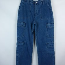 Denim Co. spodnie dżins bojówki cargo M / 38