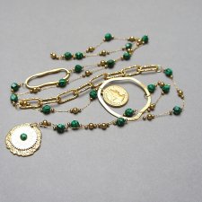 Sautoir /Malachity/ 07.01.26 - długi naszyjnik