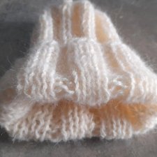 krem  czapka beanie