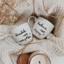 Zestaw dla Babci i Dziadka WIEM ręcznie malowane kubki 350 ml My Mug Company