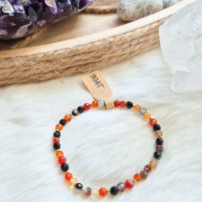 Bransoletka z agatów .