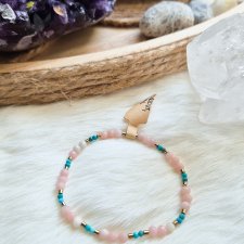 Bransoletka z naturalnego opalu peruwiańskiego