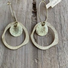 Kolczyki minimalistyczne rękodzieło