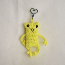 Ręcznie robiony breloczek szydełkowy –  unikatowy dodatek