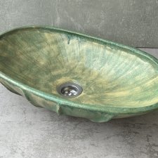 Owalna umywalka W stylu boho