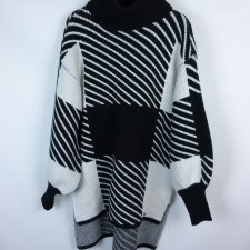 Ted Baker golf grubszy sweter z golfem z wełną 3 / L