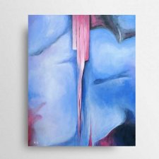 Abstrakcja -obraz akrylowy