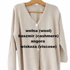 exclusive cashmere&wool cardigan