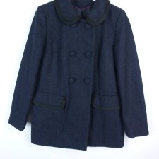 Marks & Spencer dłuższa kurtka płaszczyk z wool / 10 - M