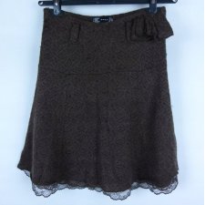 Zara spódnica mini swetrowa dzianinka / L