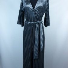 Zara welurowy długi kombinezon welur / S