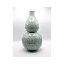 Zielona ceramika ozdobna butelka wazon Chiny