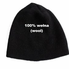 exclusive 100% WEŁNA czapka