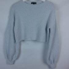 PrettyLittleThing mięciutki sweterek crop / S