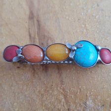 Kolorowa - klamra do włosów