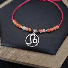 Bransoletka Zodiakalna Lew - wersja ze srebrem