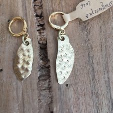 Kolczyki minimalistyczne rękodzieło