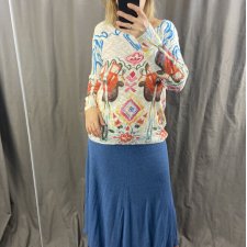 dzianinowa francuska