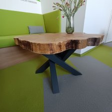 Stolik kawowy klon - loft coffee table 80 cm