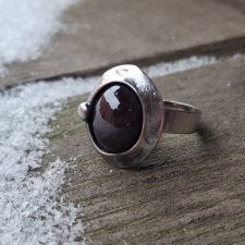 Granat - pierścionek rezerwacja