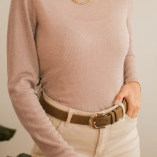 błyszcząca bluzka S