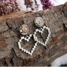 Mechaniczne kolczyki Minecraft 01