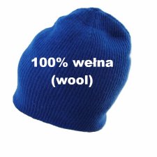 exclusive 100% WEŁNA czapka